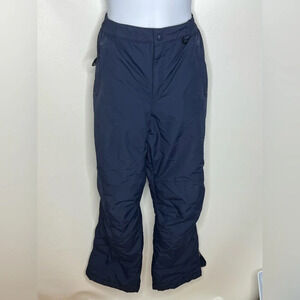 Lands end kids navy blue snow pants sz 16